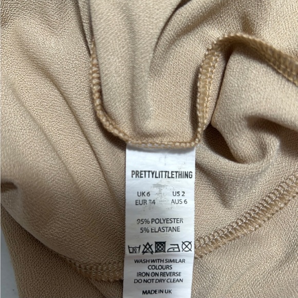 Pretty Little Things Frill Detail Faux Wrap Dress, Size 2 - Picture 6 of 6